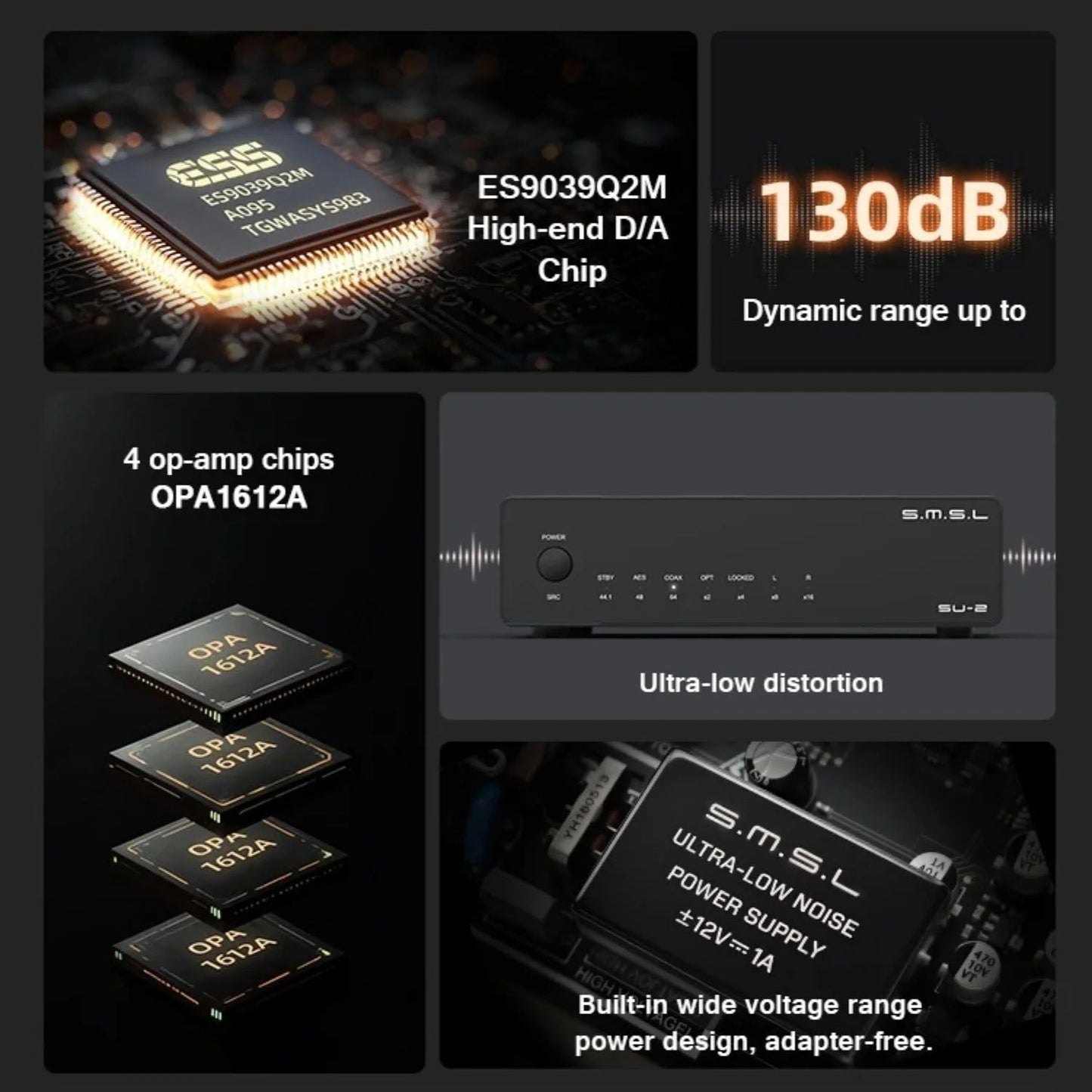 SMSL SU-2 Desktop HiFi DAC