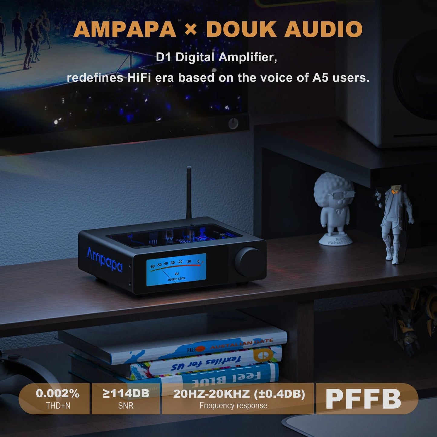 Douk Audio D1 HiFi Bluetooth Stereo Amplifier