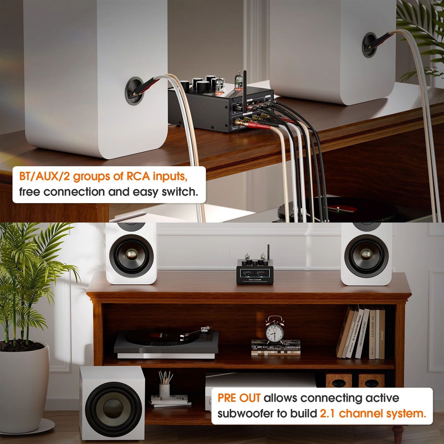Douk Audio T6 Pro+ Tube Bluetooth Amplifier - view 4