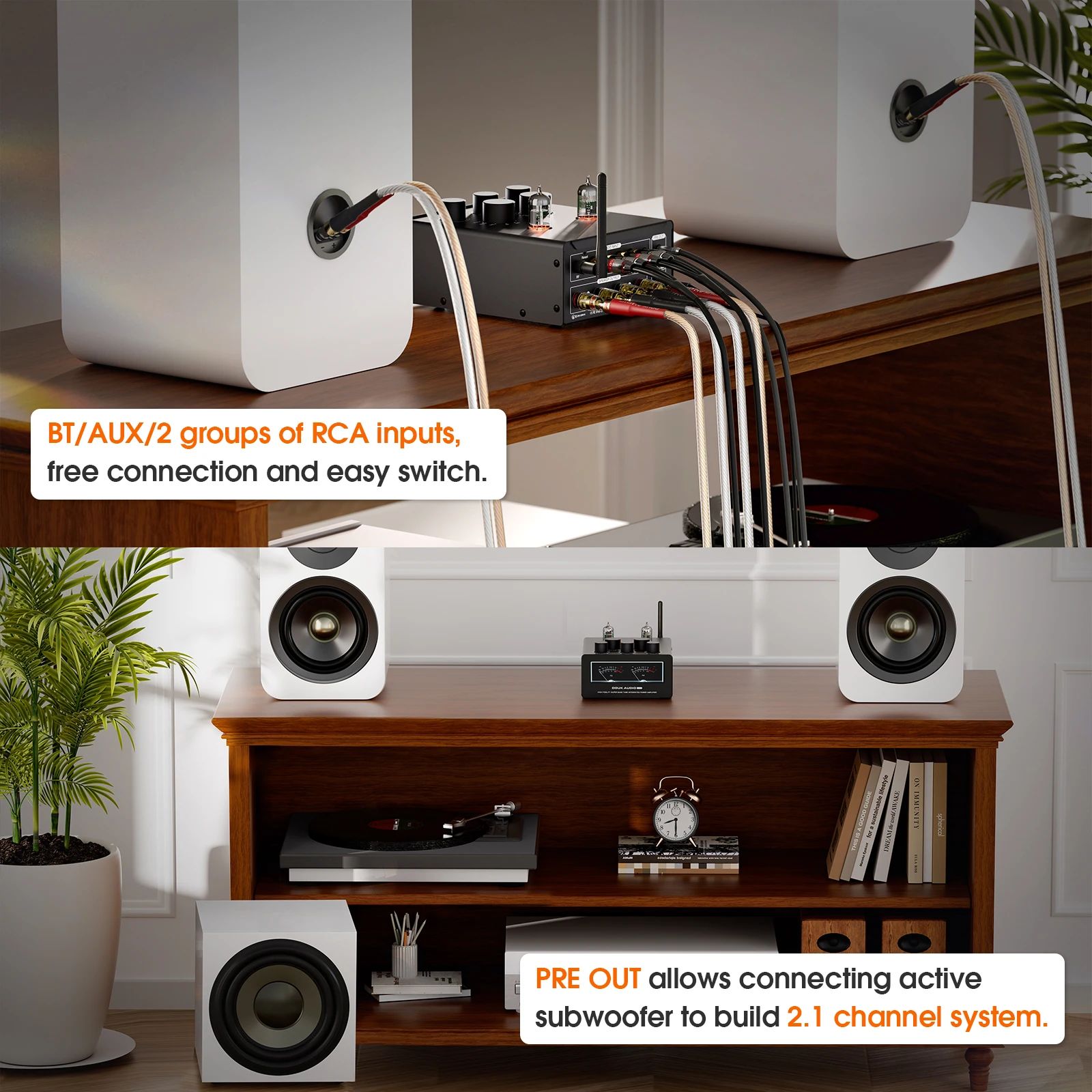 Douk Audio T6 Pro+ Tube Bluetooth Amplifier - view 4