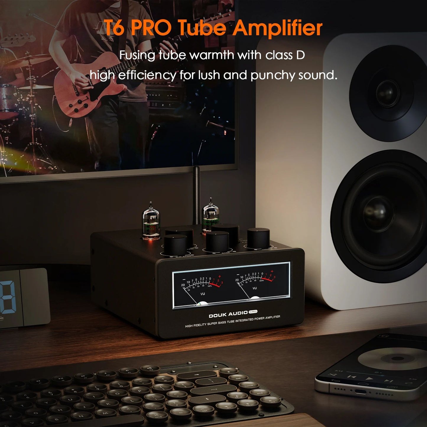 Douk Audio T6 Pro+ Tube Bluetooth Amplifier - view 5