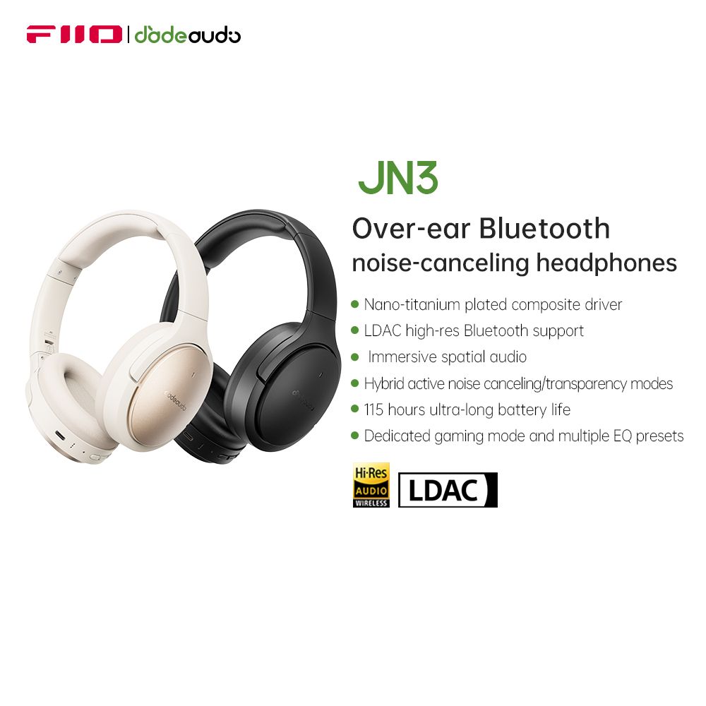 FiiO JN3 Bluetooth ANC Headphones