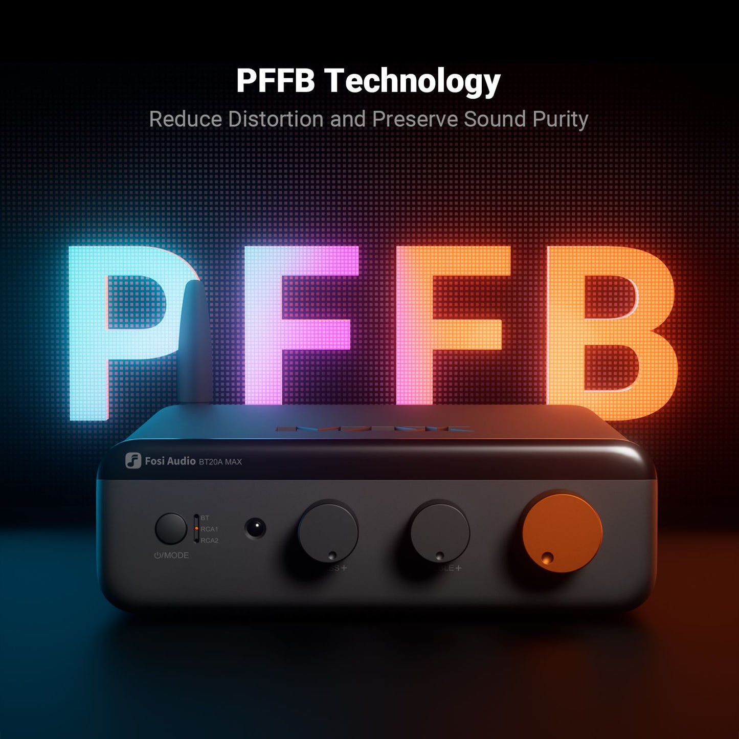 Fosi Audio BT20A MAX Bluetooth Stereo Amplifier