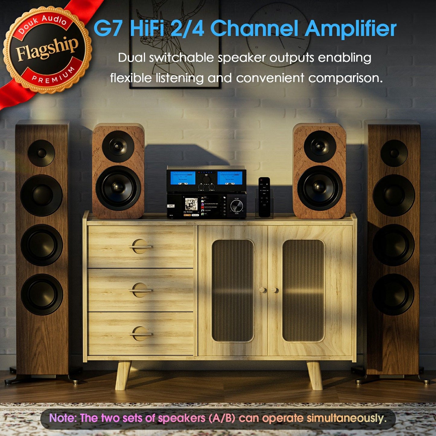 Douk Audio G7 TPA3255 Digital Power Amplifier - view 2