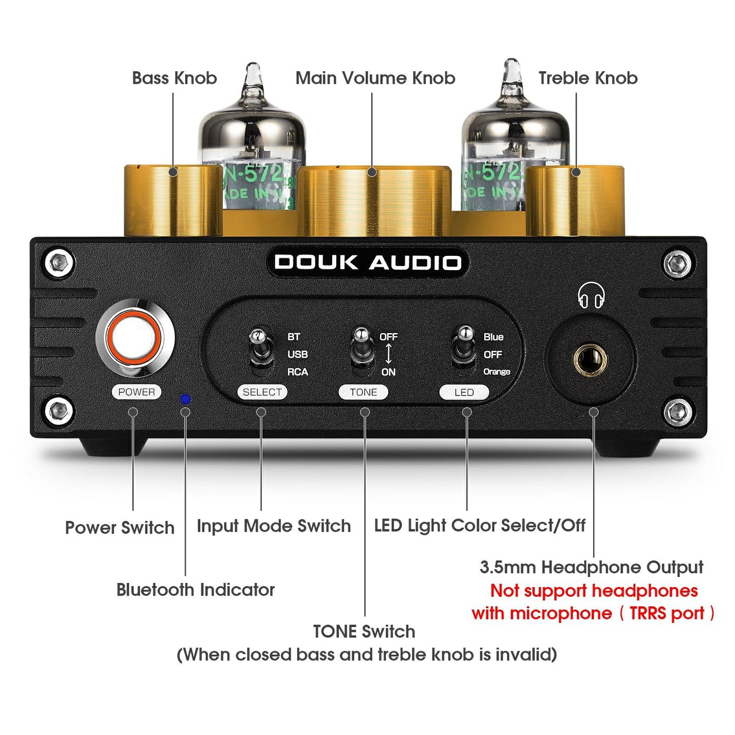 Douk Audio P1 Tube Preamp USB DAC