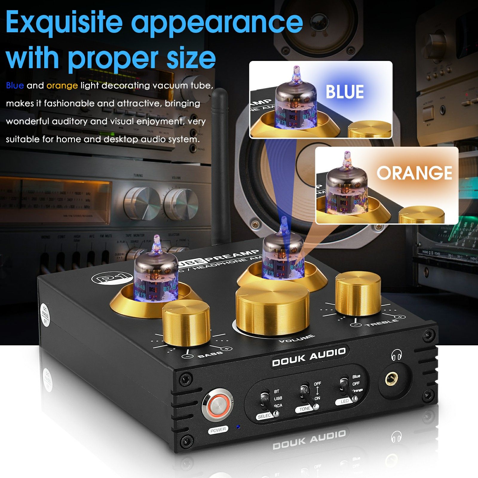 Douk Audio P1 Tube Preamp USB DAC - view 5