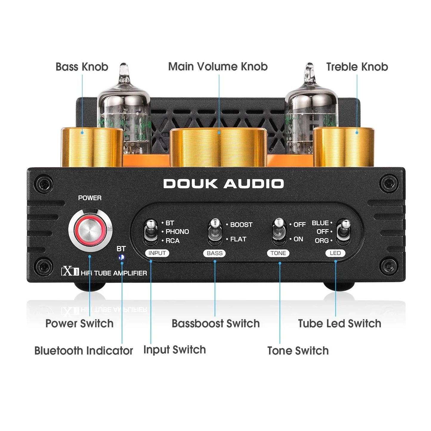Douk Audio X1 Tube Amp Phono Preamp