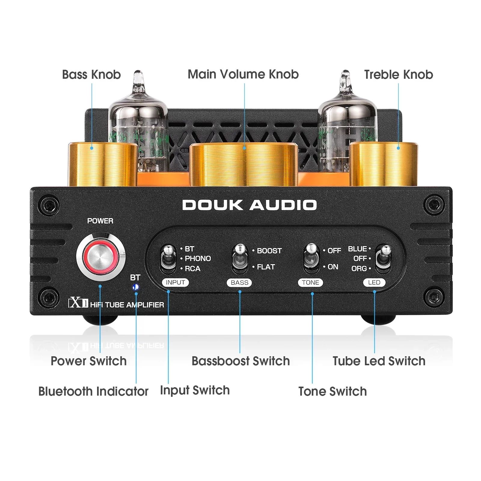 Douk Audio X1 Tube Amp Phono Preamp