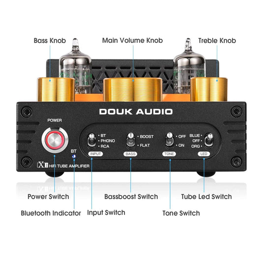Douk Audio X1 Tube Amp Phono Preamp