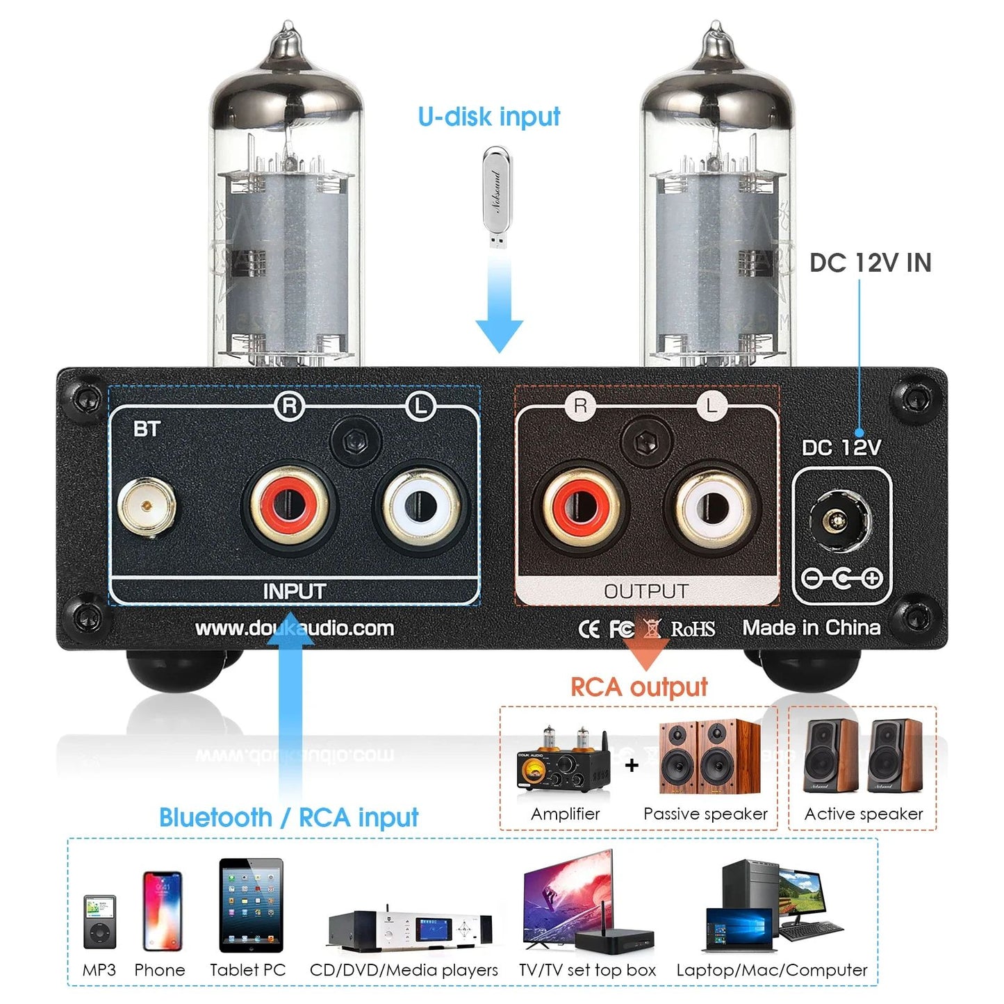 Douk Audio P6 MINI Tube Preamp - view 2