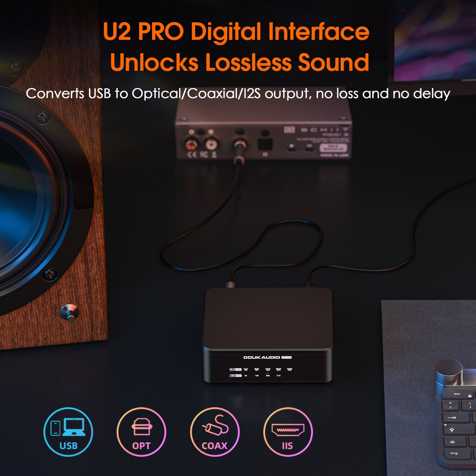 Douk Audio U2 PRO USB Digital Interface - view 2