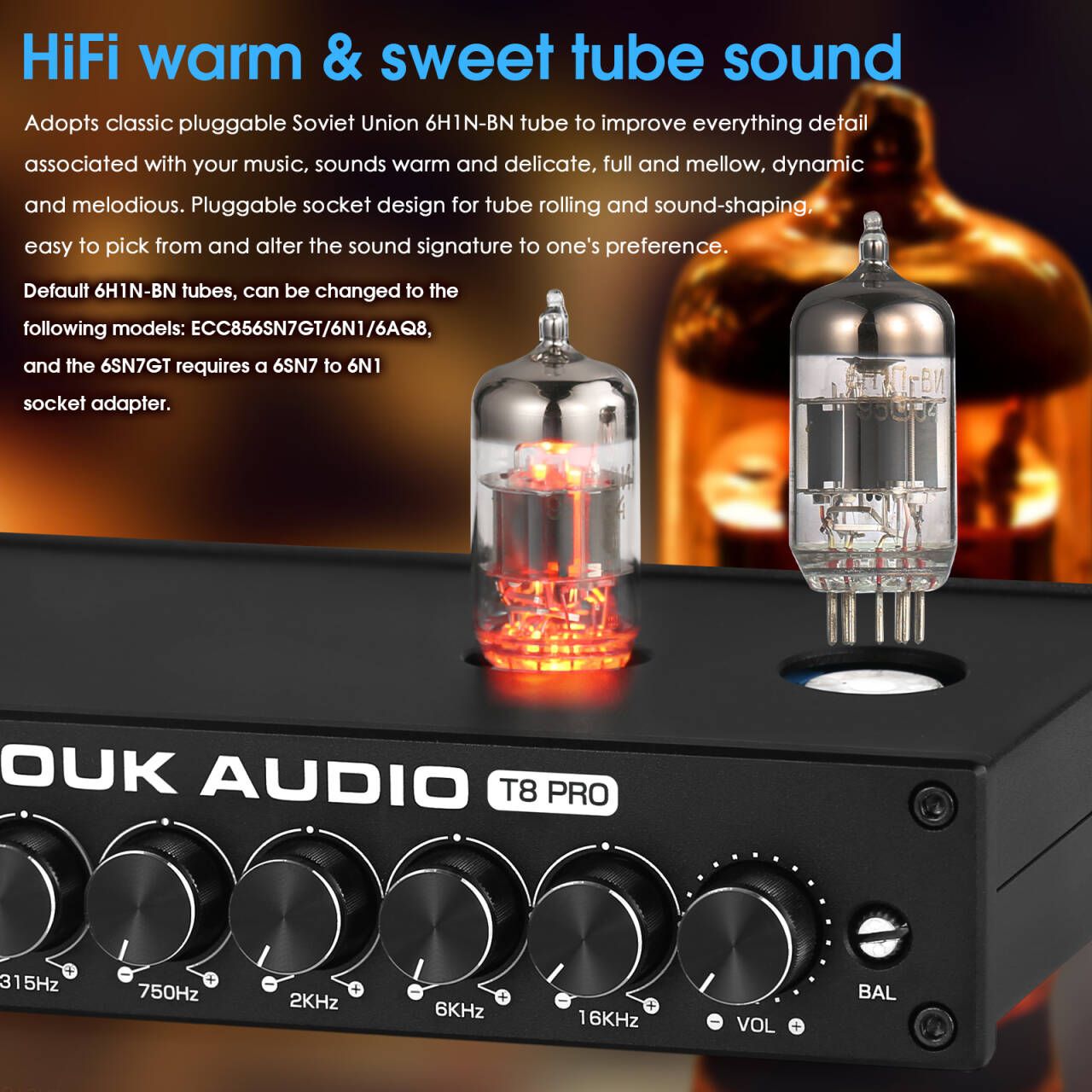 Douk Audio T8 PRO Tube Balanced Preamp - view 5