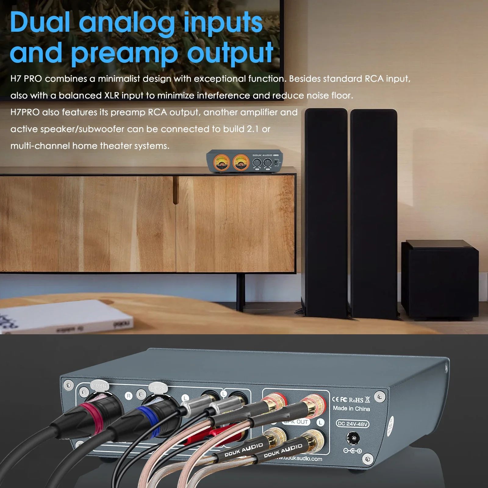 Douk Audio H7PRO TPA3255 Balanced Amp - view 4