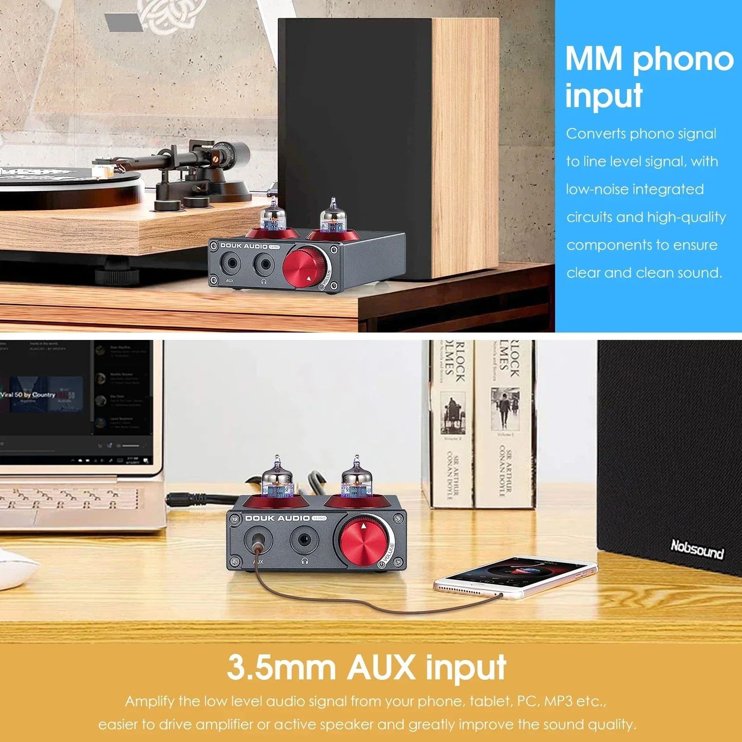 Douk Audio T4 PRO Mini Tube Preamplifier - view 3