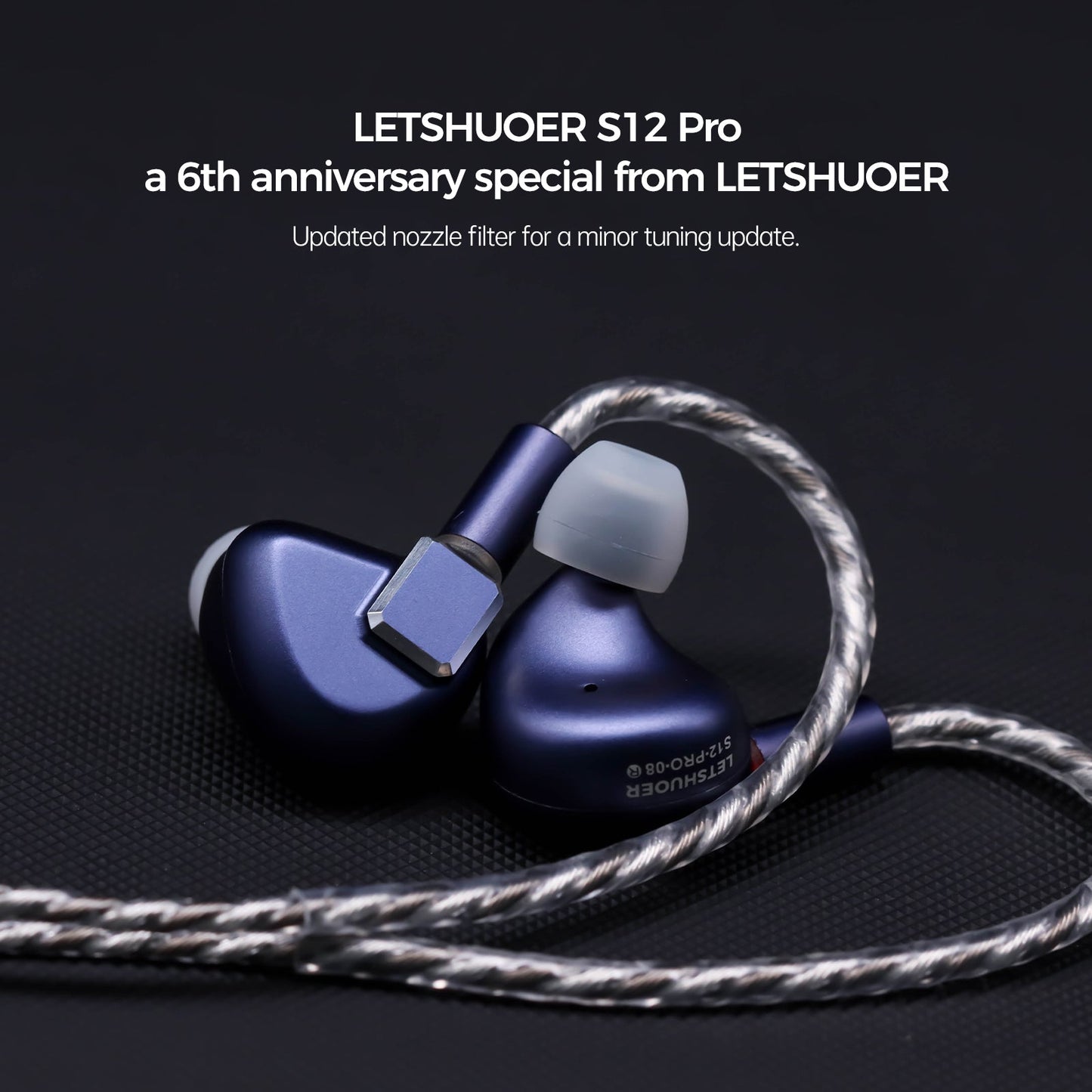 LETSHUOER S12 PRO IEM — 14.8mm Planar Magnetic Driver